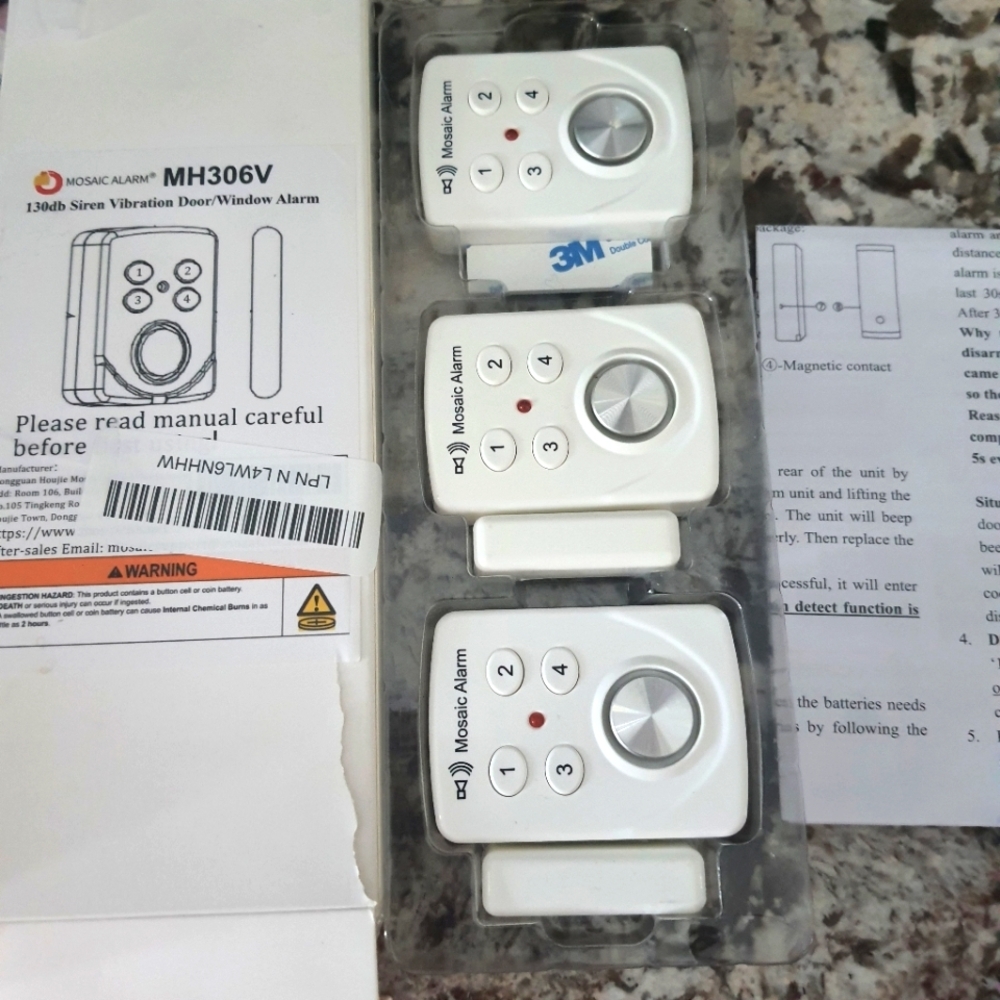 Mosaic Alarm Door and Window Alarms